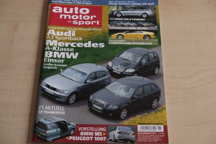 Deckblatt Auto Motor und Sport (15/2004)